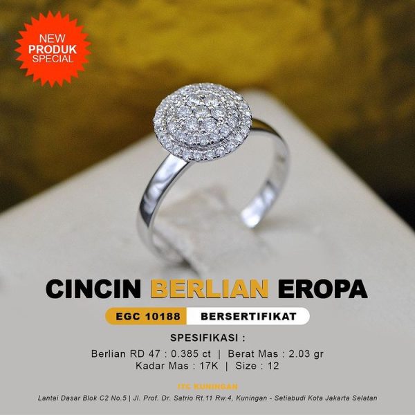 PROMO CINCIN BERLIAN EROPA EGC 10188 MODEL SUNFLOWER