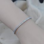 Gelanng berlian wanita model serut listring mewah (4)