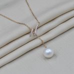 Kalung berlian wanita model mewah dengan mutiara dan tampilan elegant (5)