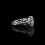 Cincin berlian asli cincin berlian wanita model mewah rosegold mas putih (6)