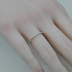 Cincin berlian asli model simple unik (4)